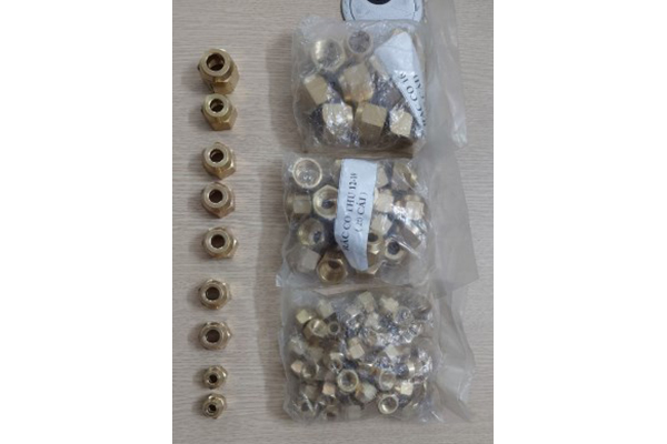 Rắc co ống đồng các phi cỡ 6 10 12 mm Loại Đẹp Chống Han Gỉ